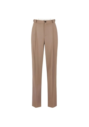 Elisabetta Franchi button-fastening trousers - Neutrals