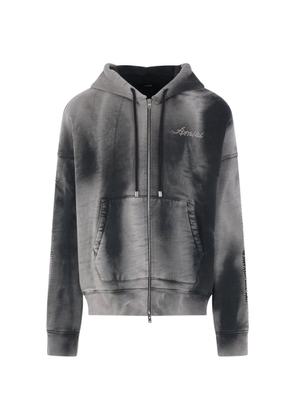 AMIRI rhinestone-detail hoodie - Black