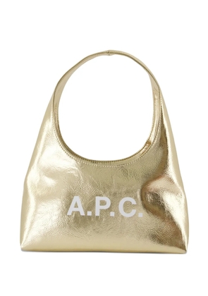 A.P.C. baby Ninon metallic shoulder bag - Gold