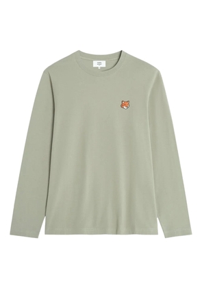Maison Kitsuné fox-head long-sleeve T-shirt - Green