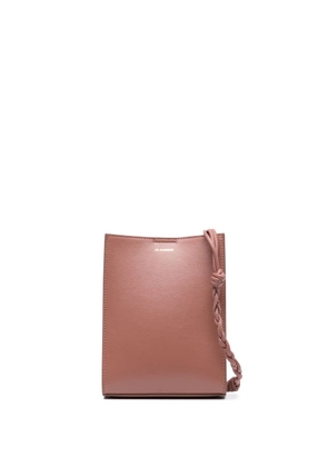 Jil Sander small Tangle leather crossbody bag - Pink