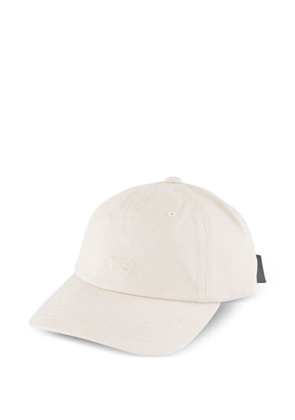Y-3 logo-embroidered cap - Neutrals