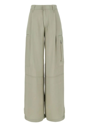 AMI Paris straight-leg cargo pants - Green