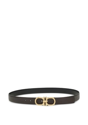 Ferragamo gancini-buckle reversible belt - Brown