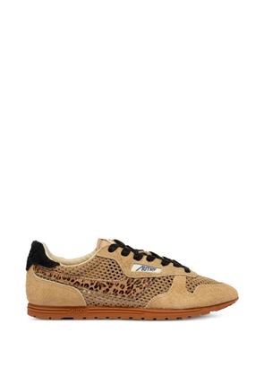 Autry leopard knit sneakers - Neutrals