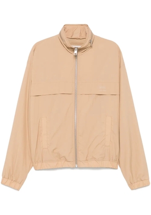 AMI Paris logo-print windbreaker - Neutrals
