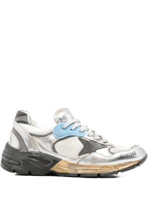 Golden Goose Dad-Star lace-up sneakers - Silver