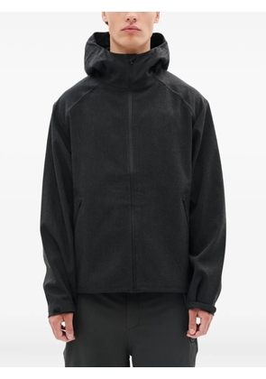 Hiking Patrol zip-fastening hooded jacket - Black