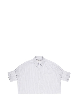 TWP Next Ex cropped shirt - White