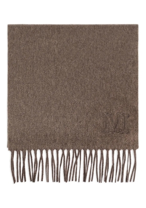 Max Mara fringed scarf - Brown