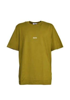 MSGM logo T-shirt - Green