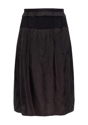 Maison Margiela ruffled midi skirt - Black