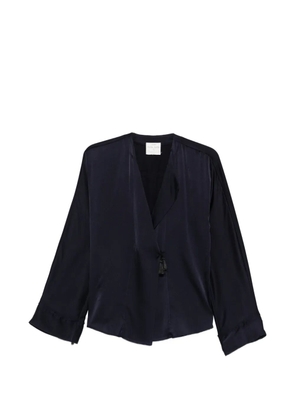 Forte Forte tassel V-neck top - Blue