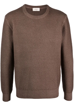 Altea crew-neck virgin-wool jumper - Brown