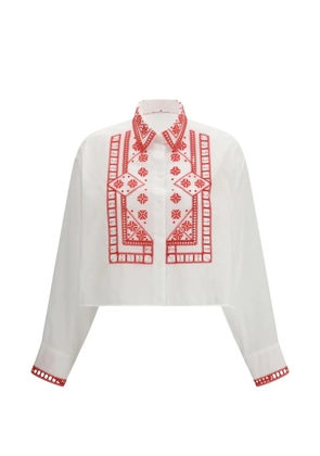 Ermanno Scervino Manjaro embroidered shirt - White