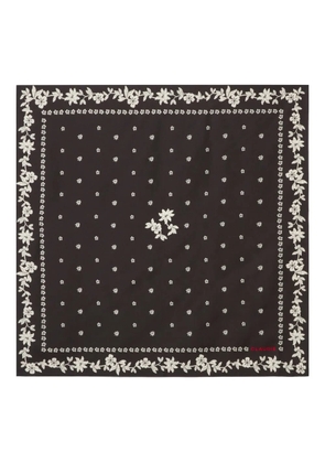 Claudie Pierlot floral silk scarf - Black