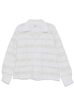 BODE tennis lace shirt - White