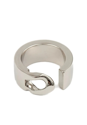 MM6 Maison Margiela Minimal logo 3mm ring - Silver