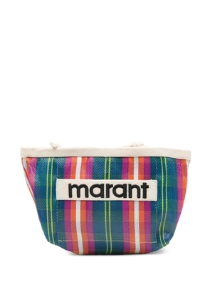 ISABEL MARANT Powden clutch bag - Blue