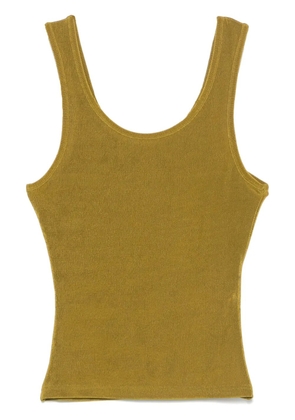 AMI Paris ribbed tank top - Green