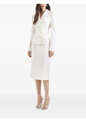 Dolce & Gabbana pencil midi skirt - White