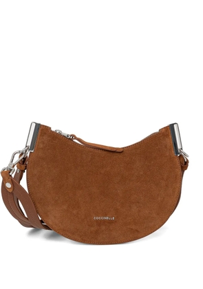 Coccinelle zip satchel - Brown