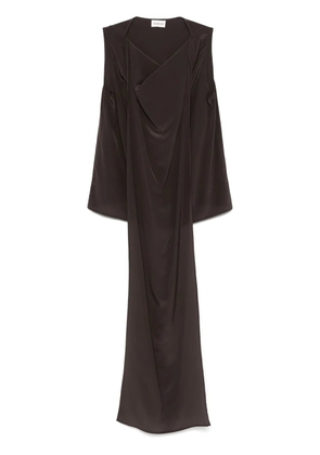 P.A.R.O.S.H. silk blouse - Brown