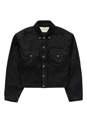ENTIRE STUDIOS shrunken denim jacket - Black