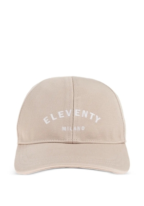 Eleventy logo-detail baseball cap - Neutrals