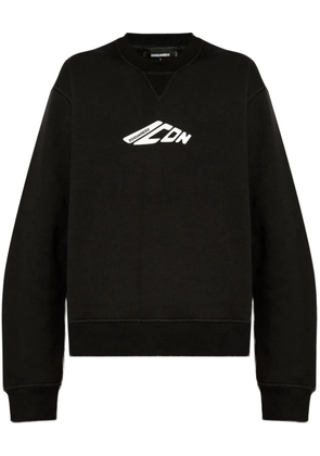 DSQUARED2 Icon-print sweatshirt - Black