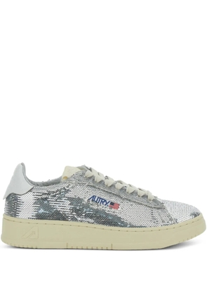 Autry sequin embellished sneakers - Silver