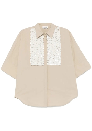 P.A.R.O.S.H. embellished shirt - Neutrals