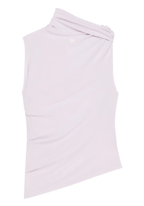 Courrèges draped top - Pink