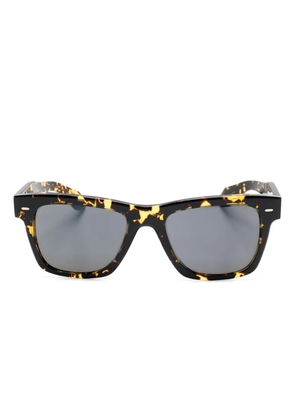 Oliver Peoples N.04 tortoiseshell-effect sunglasses - Black