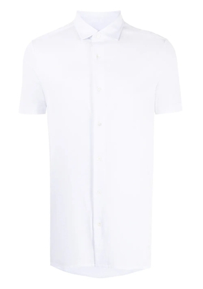 Emporio Armani short-sleeve poplin shirt - White