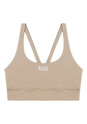 Sporty & Rich SR Runner sports bra - Neutrals