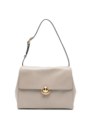 Furla medium Domus flap leather shoulderbag - Neutrals
