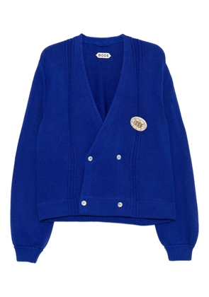 BODE double-breasted cardigan - Blue