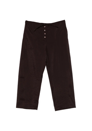 Studio Nicholson Hera button tie trousers - Brown