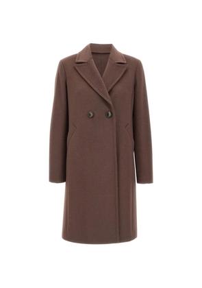kaos button double-breasted coat - Brown