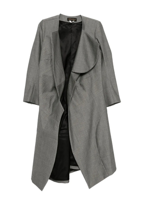 Comme Des Garçons asymmetric wool coat - Grey