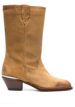 Sonora Santa Fe suede boots - Neutrals