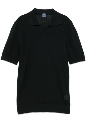 Fedeli ribbed polo shirt - Blue