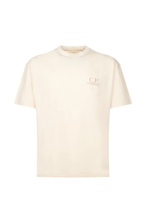 C.P. Company logo T-shirt - Neutrals