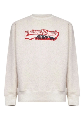 Autry Maison Kitsuné crew-neck sweater - Grey