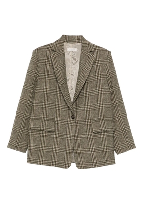 Antonelli Flambé checked single-breasted blazer - Green