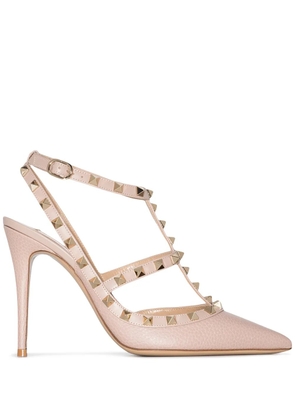 Valentino Garavani Rockstud 10mm leather pumps - Neutrals