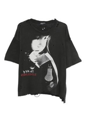 Enfants Riches Déprimés distressed T-shirt - Grey