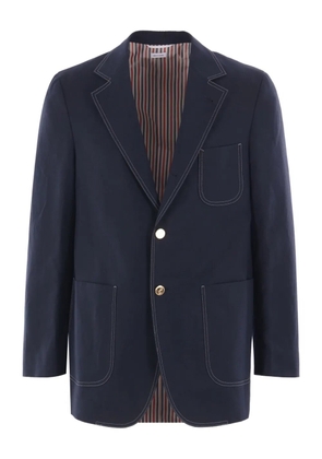Thom Browne single-breasted blazer - Blue