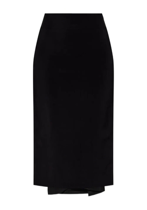 Jacquemus draped midi skirt - Black